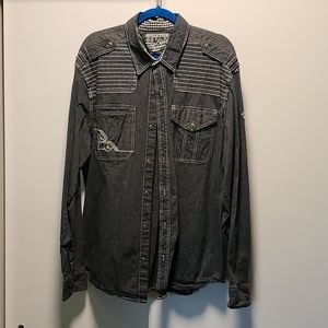 Affliction Black long sleeve shirt